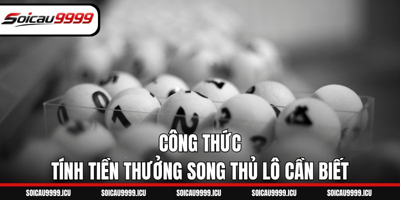 Công thức tính tiền thưởng song thủ lô cần biết
