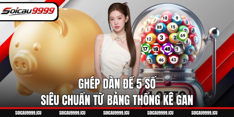Ghép dàn đề 5 số siêu chuẩn từ bảng thống kê gan